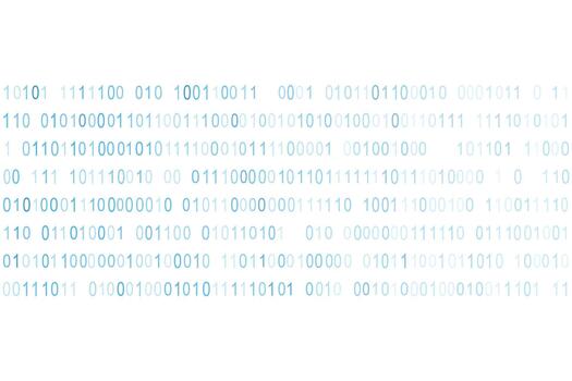 Wide Binary Code Band Abstract Technology Background vector