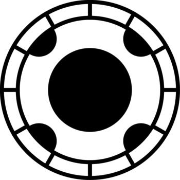 Hula Hoop Semi Solid Ring Performance vector