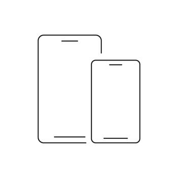 Responsive multi device screen size layout vector