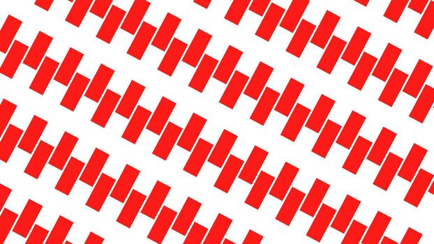Red geometric rectangular blocks diagonal pattern vector