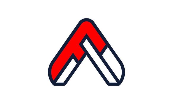 FA AF initial logo vector