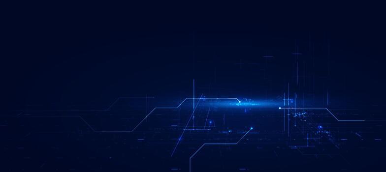 AI Agent Processing Data Abstract Technology Background vector