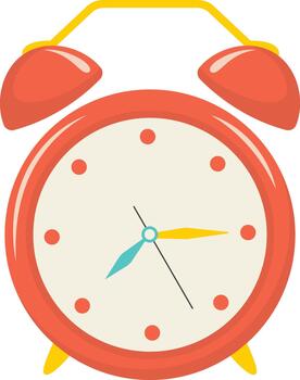 retro reloj elemento vector