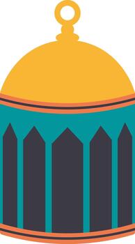 Modern Eid Lantern Element vector