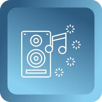 música creativo elemento para interfaz proyectos botón degradado diseño vector