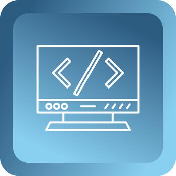 programación creativo elemento para interfaz proyectos botón degradado diseño vector