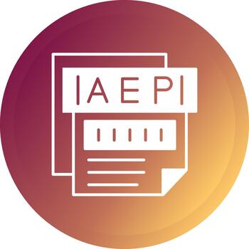 Aep Creative Element for Interface Projects Glyph Gradient Button vector