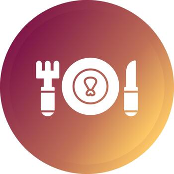 cena creativo elemento para interfaz proyectos glifo degradado botón vector