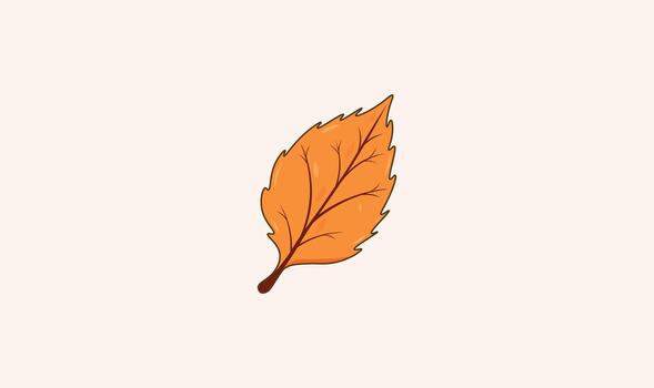 Fall leaf design vector