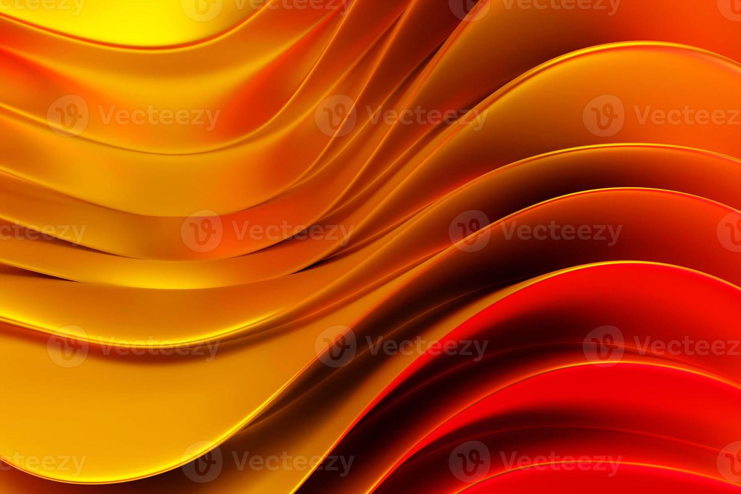 gradiente astratto e motivo a strisce geometriche. modello arancione lineare, illustrazione 3d. foto