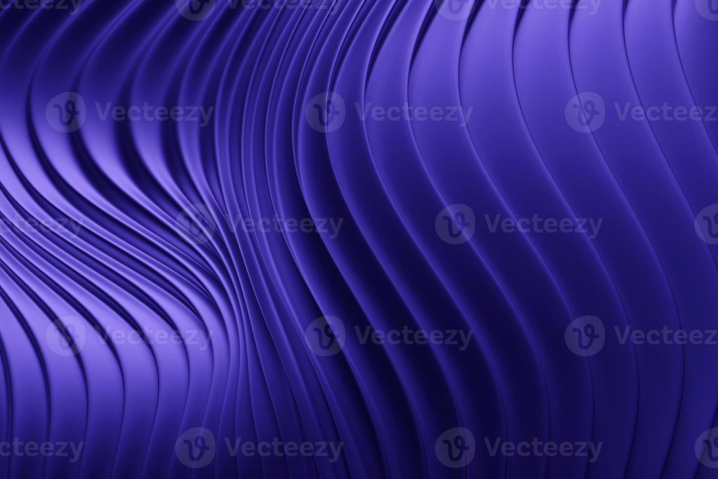 Illustrazione 3d di uno sfondo sfumato astratto viola classico con linee. stampa dalle onde. struttura grafica moderna. motivo geometrico. foto