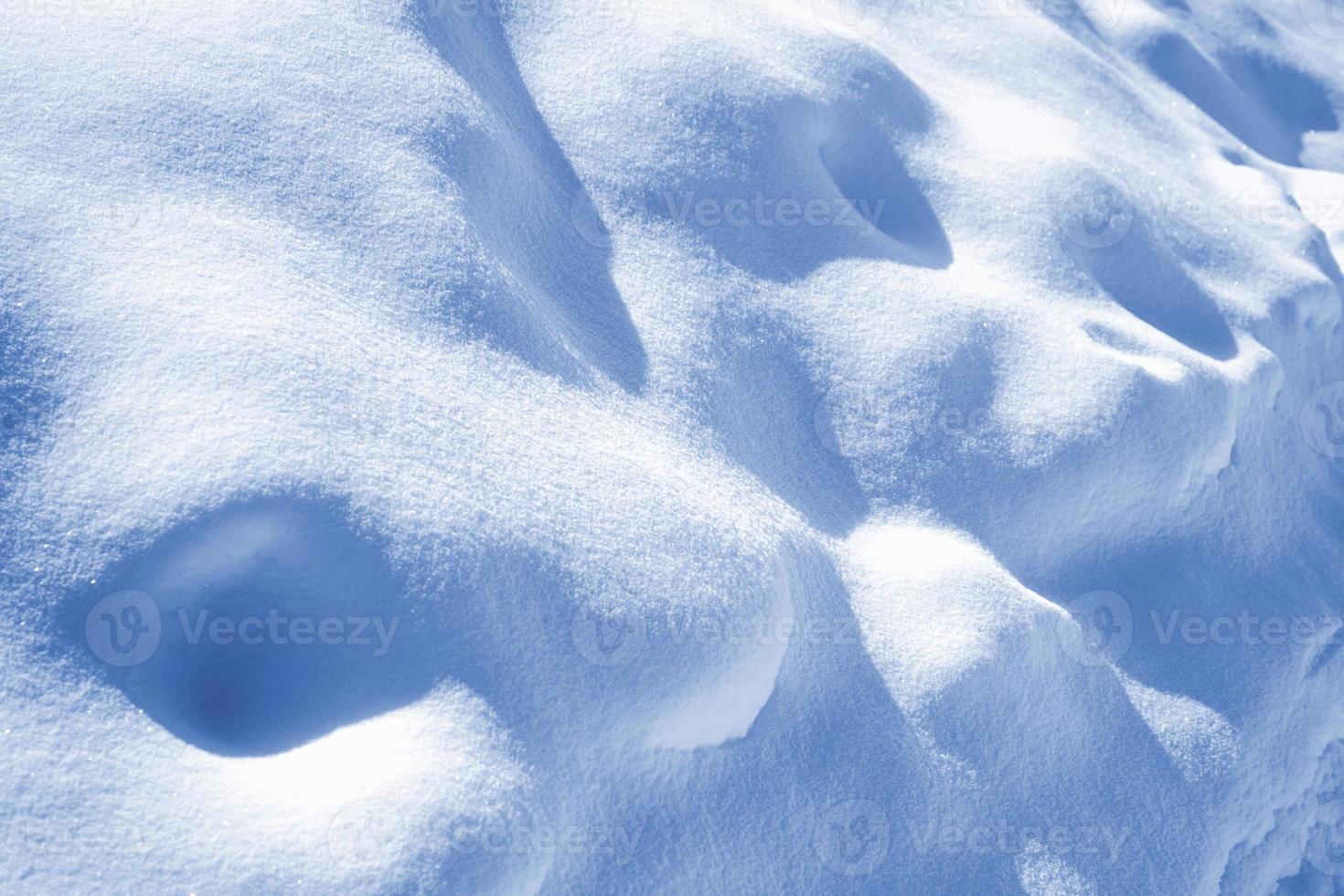 sfondo. paesaggio invernale. la consistenza della neve foto