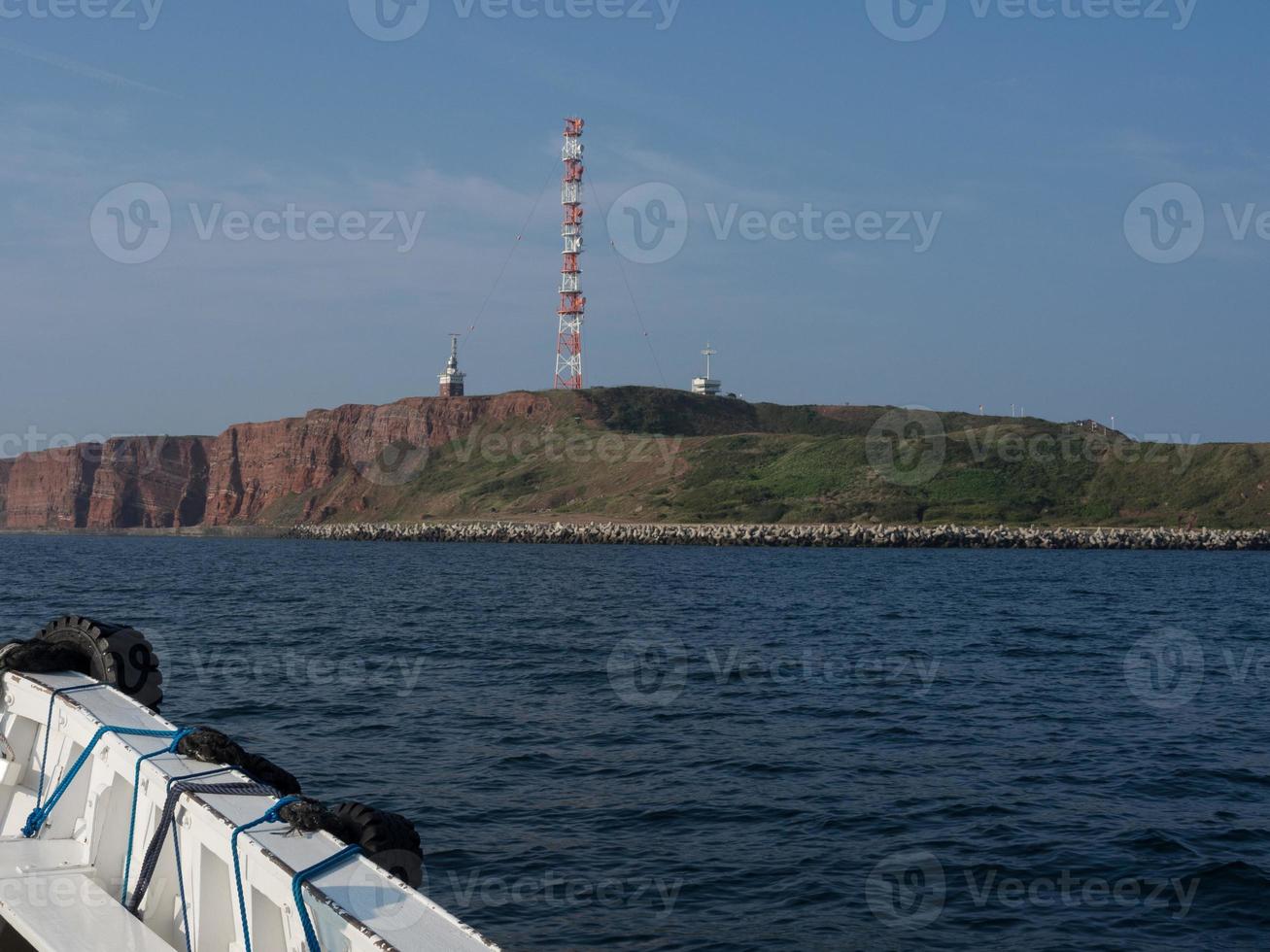 isola di Helgoland nel mare del nord foto