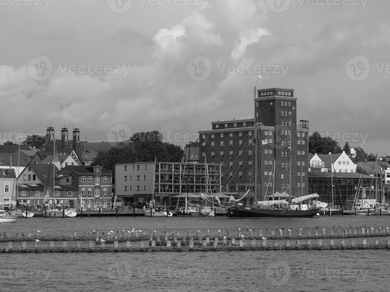 presso il fiume schlei nello schleswig holstein foto