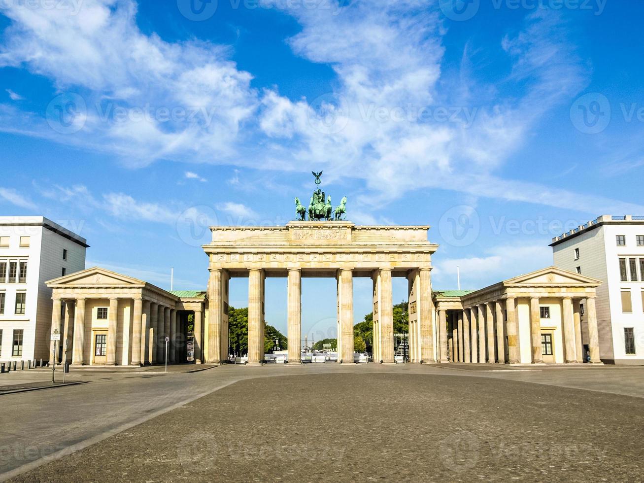 hdr brandenburger tor, berlino foto