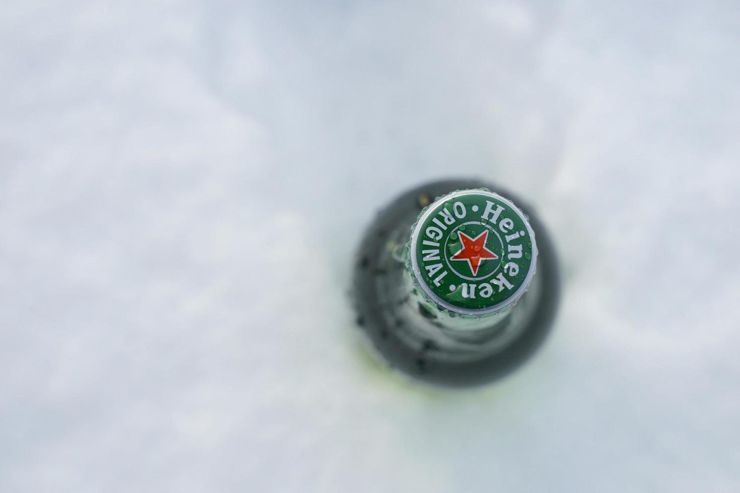 marinette, wi-nov29,2021- birra heineken, chiusa sul ghiaccio dal 1975, la maggior parte della birra heineken è stata prodotta nel birrificio di zoeterwoude, nei Paesi Bassi. foto