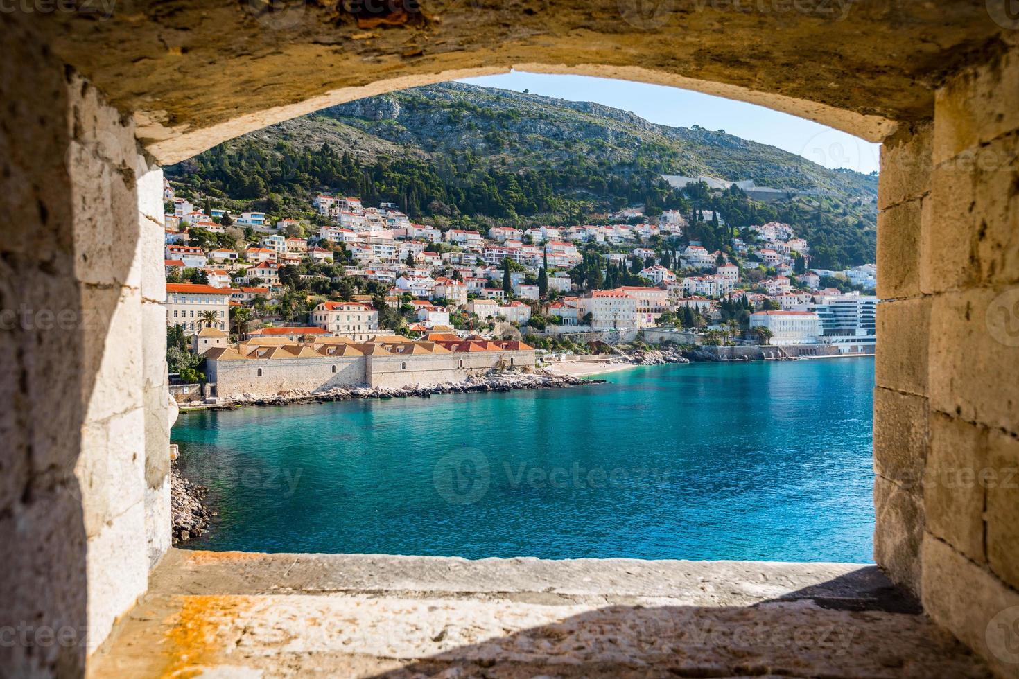 dubrovnik croazia mura della città vecchia foto