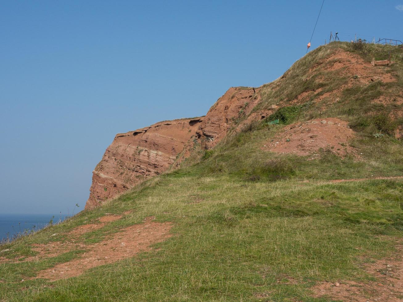 isola di Helgoland nel mare del nord foto