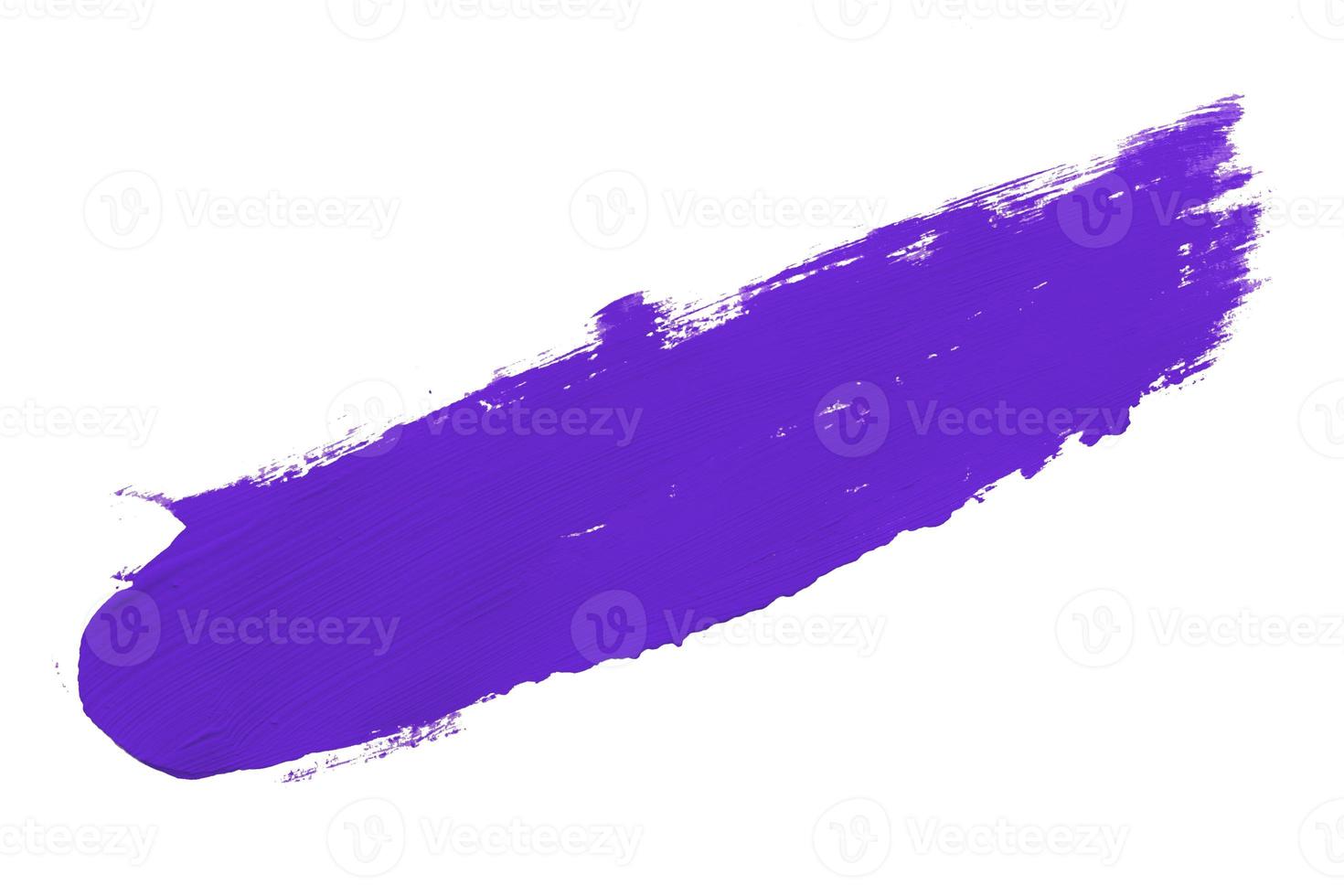 pennello viola isolato su sfondo bianco foto