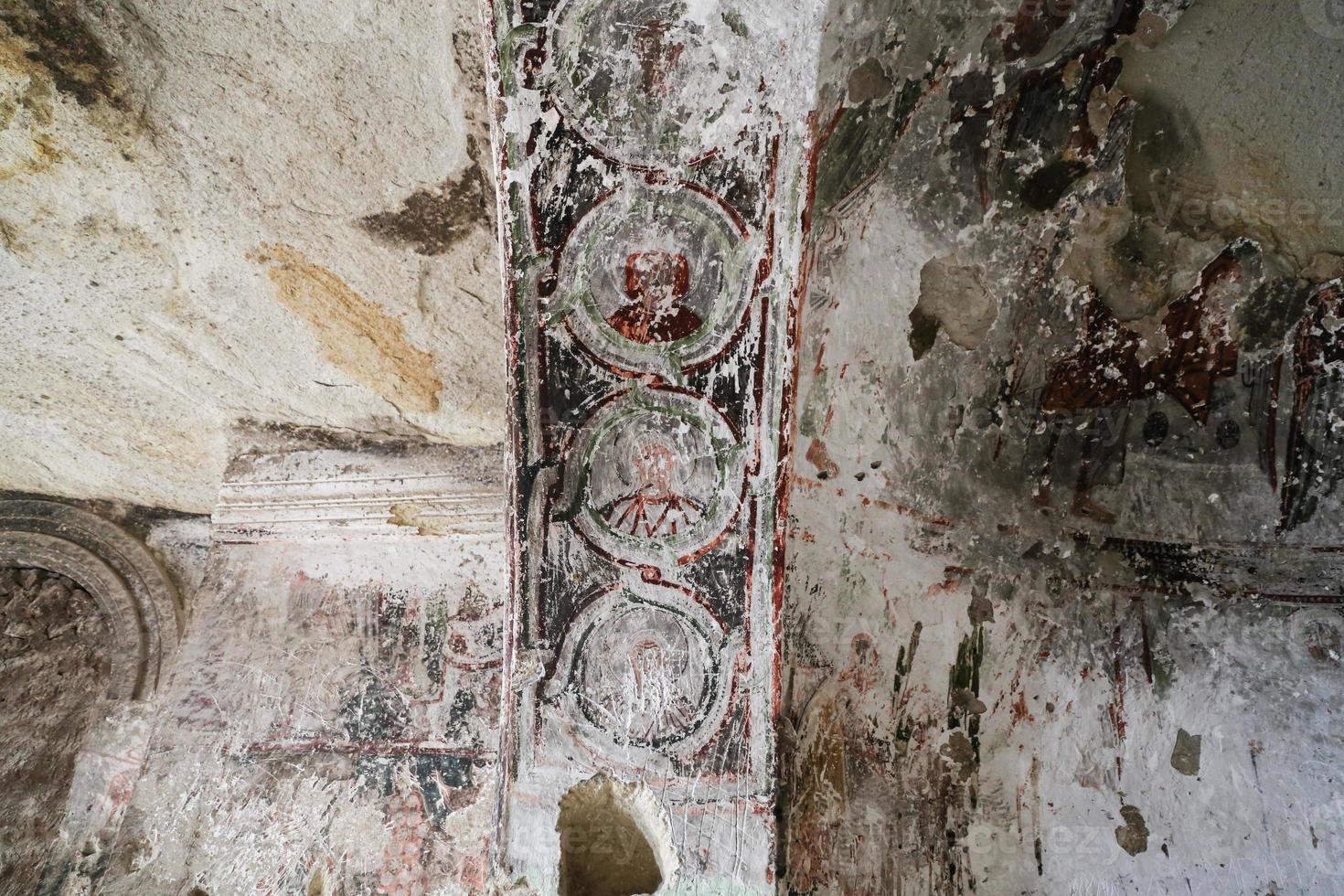 dipinti nella chiesa di s. Giovanni Battista, Cappadocia, Turchia foto