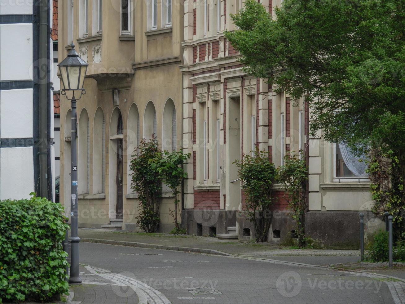 villaggio di westerholt nell'aerea tedesca della ruhr foto