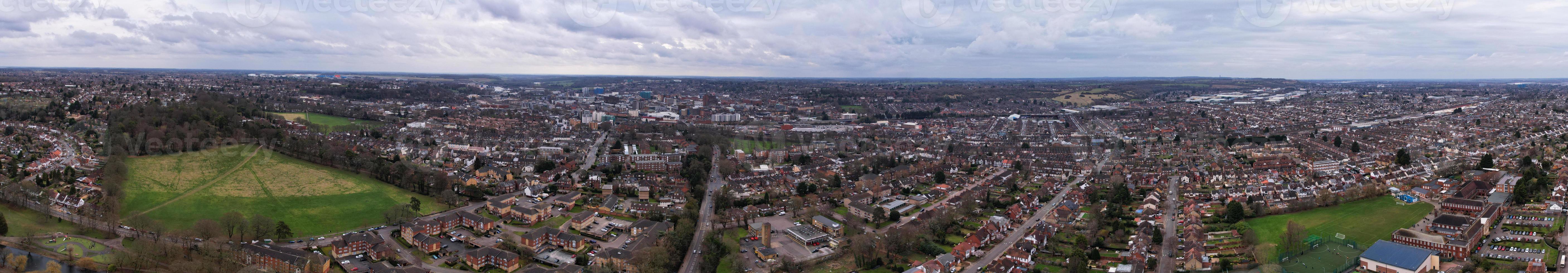 la più bella vista panoramica e riprese aeree dell'Inghilterra, Gran Bretagna foto
