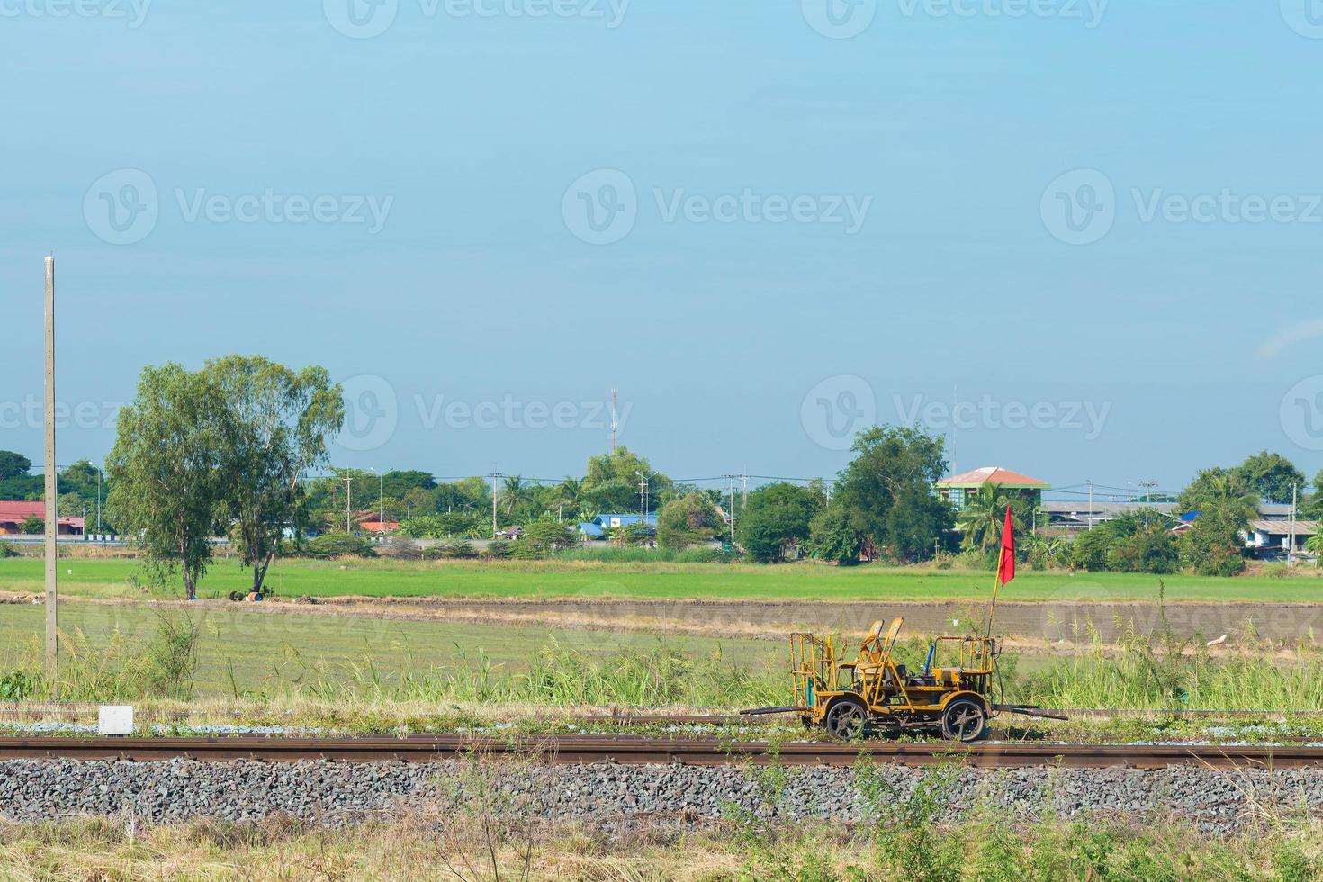 trasporto in tram nel paesaggio, natura all'aperto foto