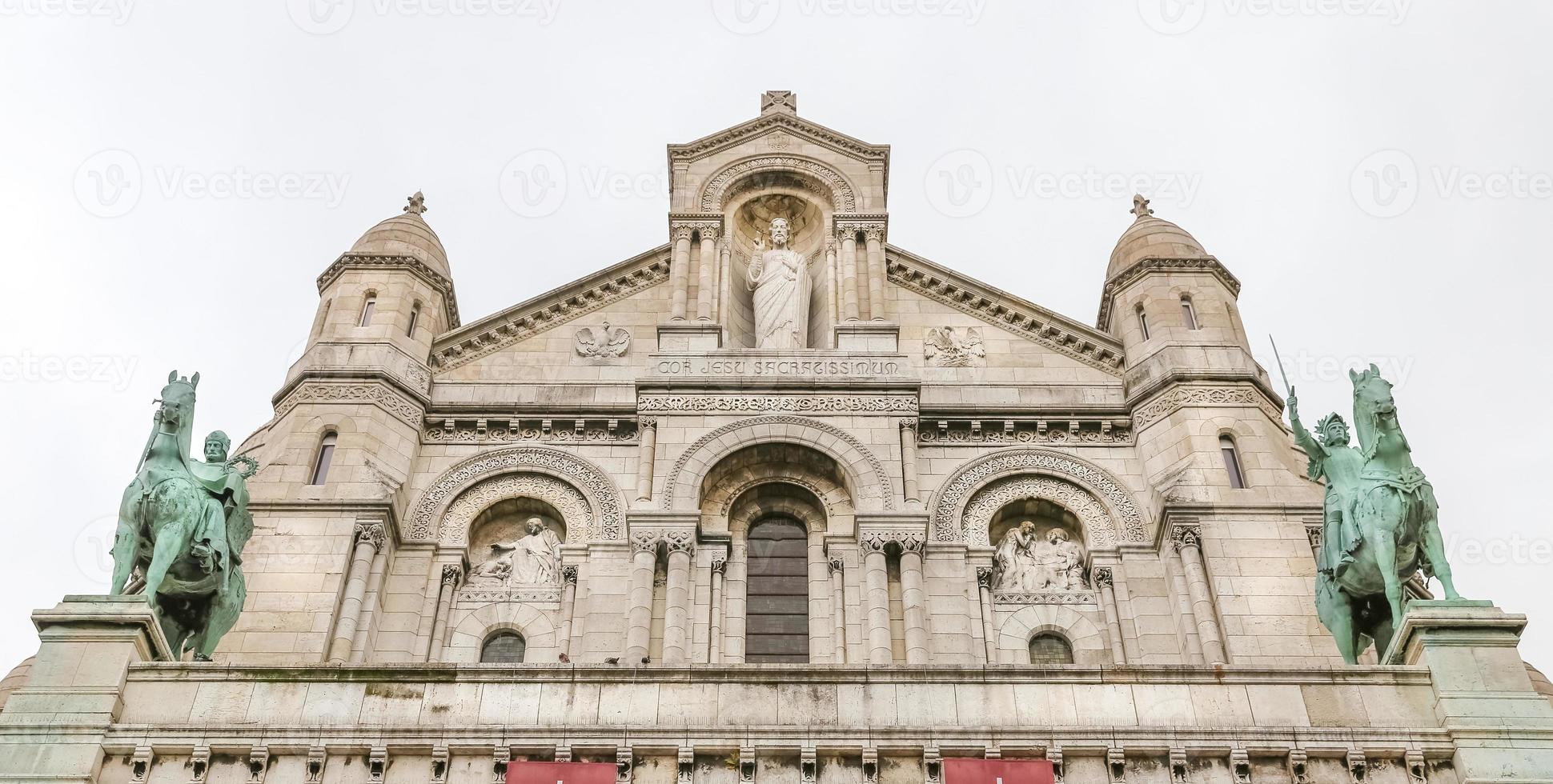 basilica del sacre coeur a montmartre a parigi, francia foto