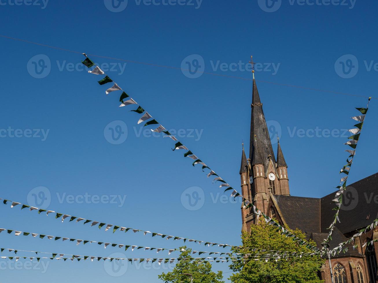 la chiesa di Weseke in Westfalia foto