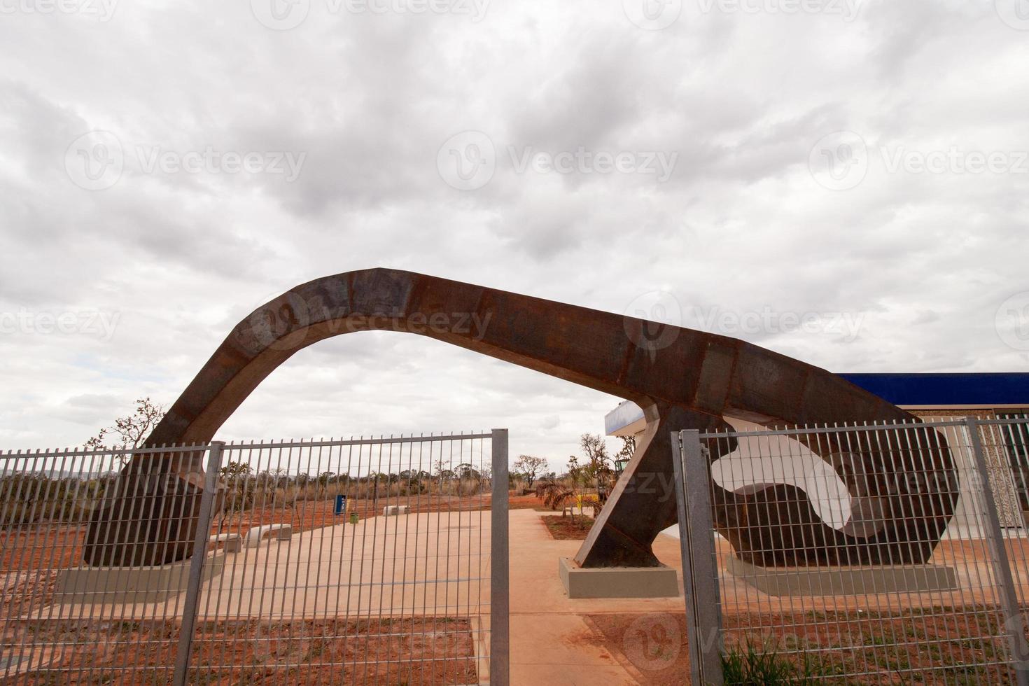 ingresso al parco naturale burle marx di nuova costruzione nella parte nord-ovest di brasilia, noto come noroeste foto