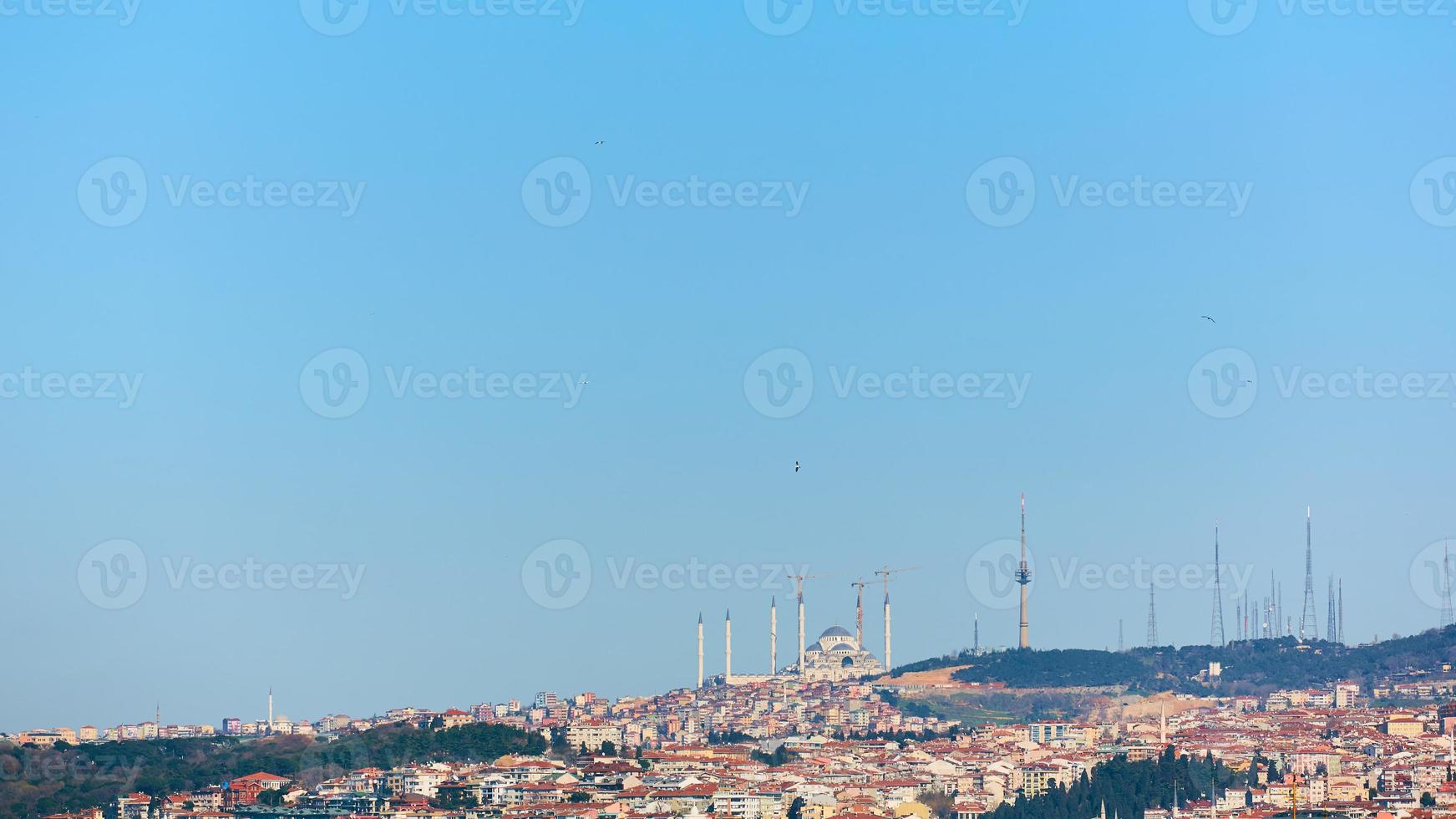 moschea camlica in costruzione foto