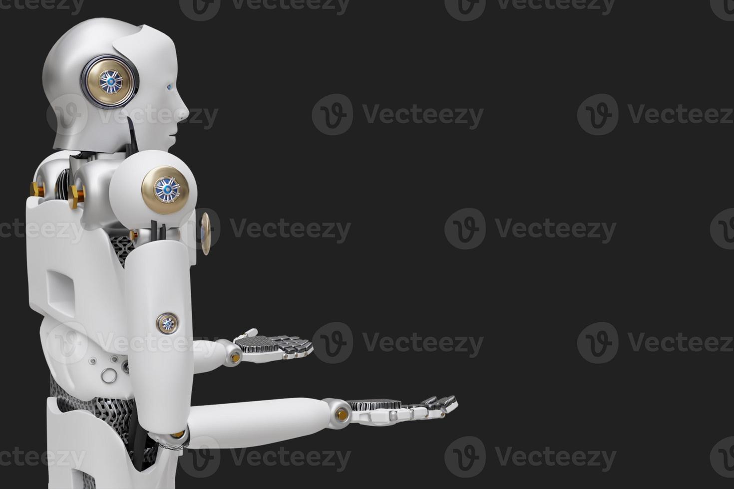 robot metaverse vr avatar realtà gioco realtà virtuale di persone blockchain tecnologia investimento, stile di vita aziendale realtà virtuale vr mondo connessione cyber avatar metaverse persone 2022 rendering 3d foto