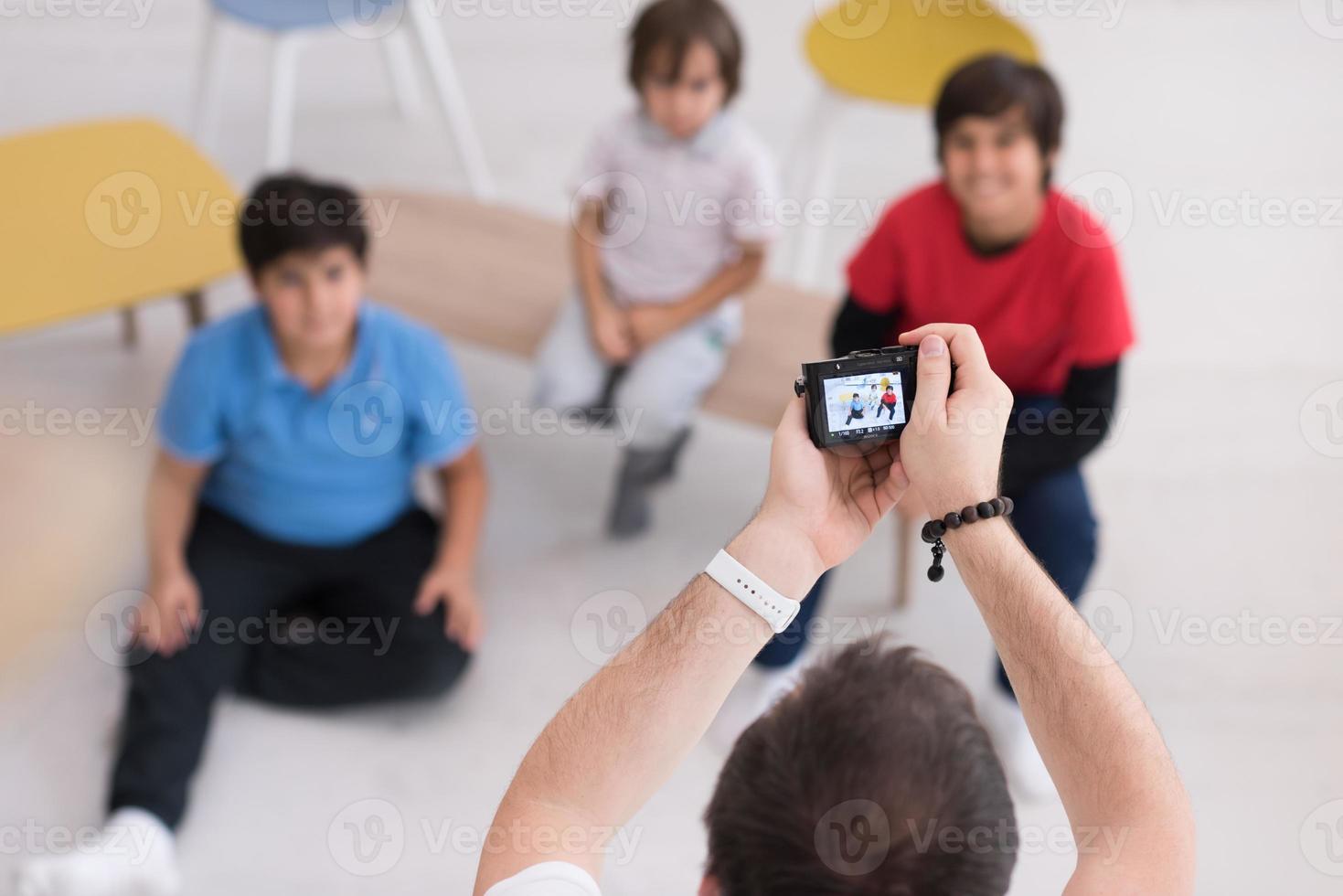 servizio fotografico con modelli per bambini foto