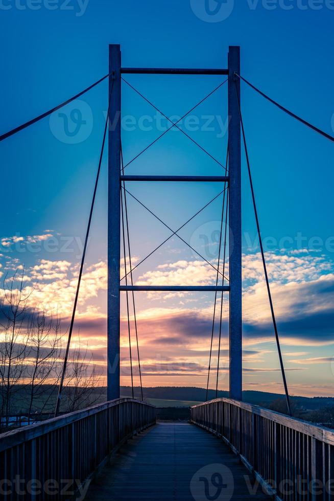 ponte al tramonto foto