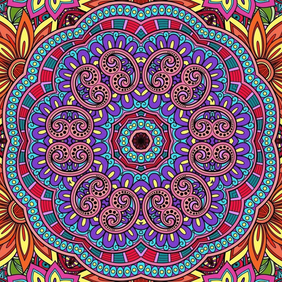 mandala colorato fiori modello boho simmetrico 26 foto