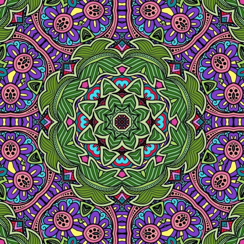 mandala colorato fiori modello boho simmetrico 154 foto