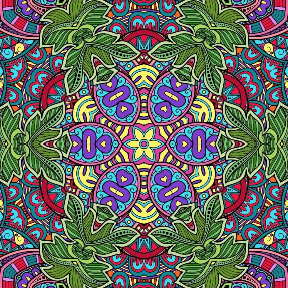 mandala colorato fiori modello boho simmetrico 61 foto
