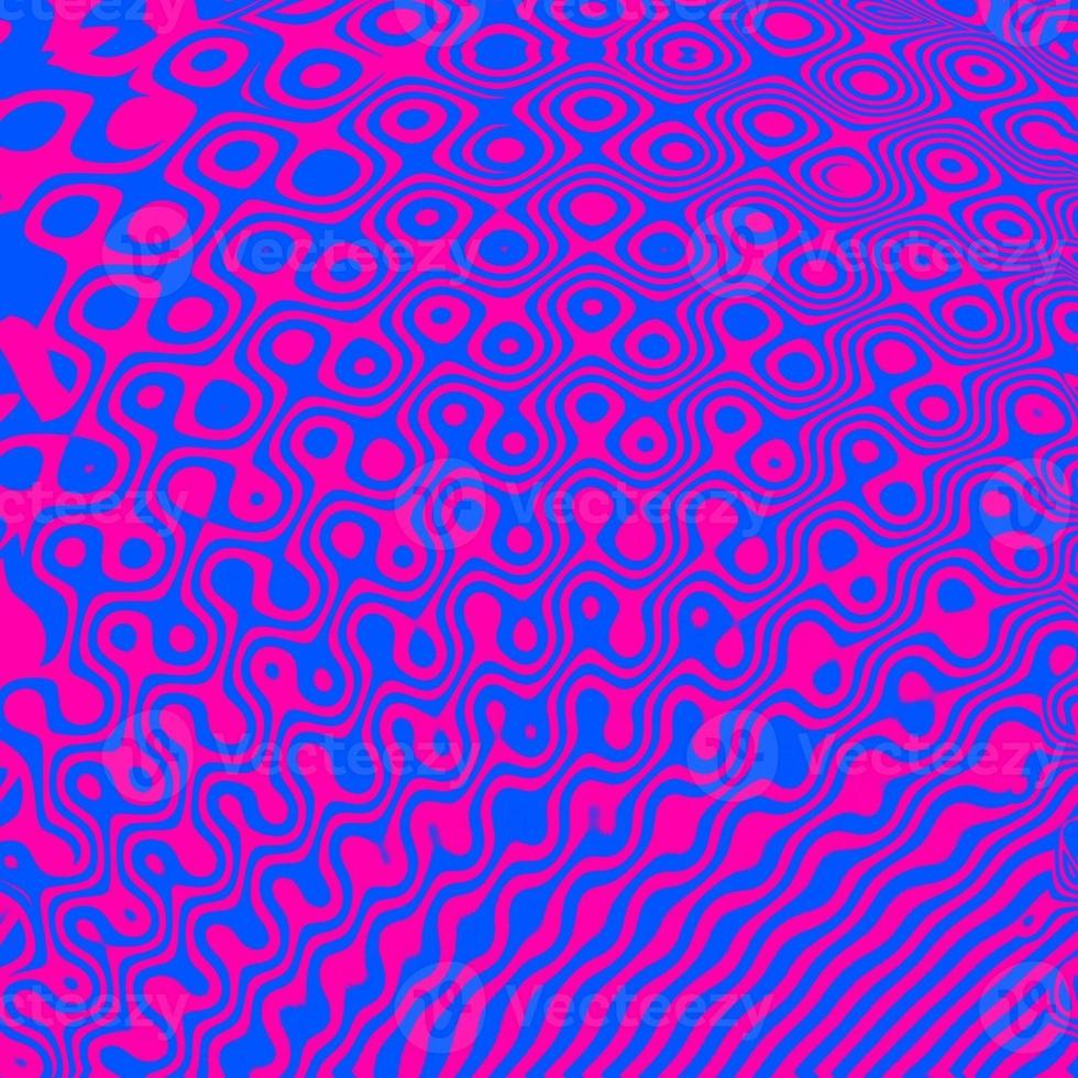 semplice miscela futuristica di motivi a strisce colorate blu e rosa. disegno di sfondo colorato. foto