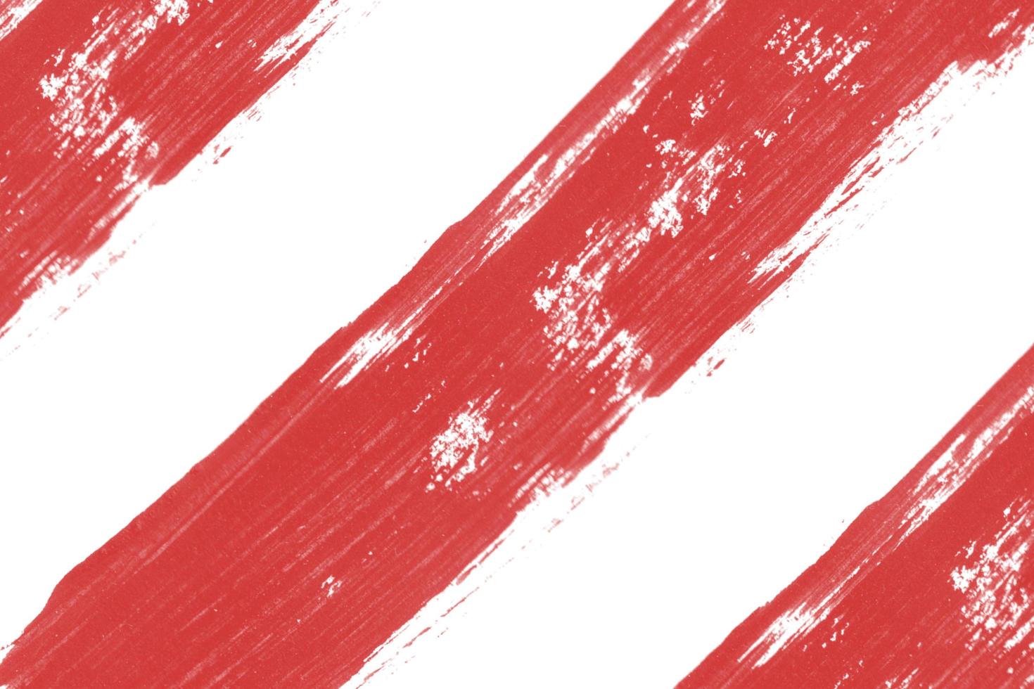 struttura astratta del grunge delle bande rosse e bianche perfetta per lo sfondo foto