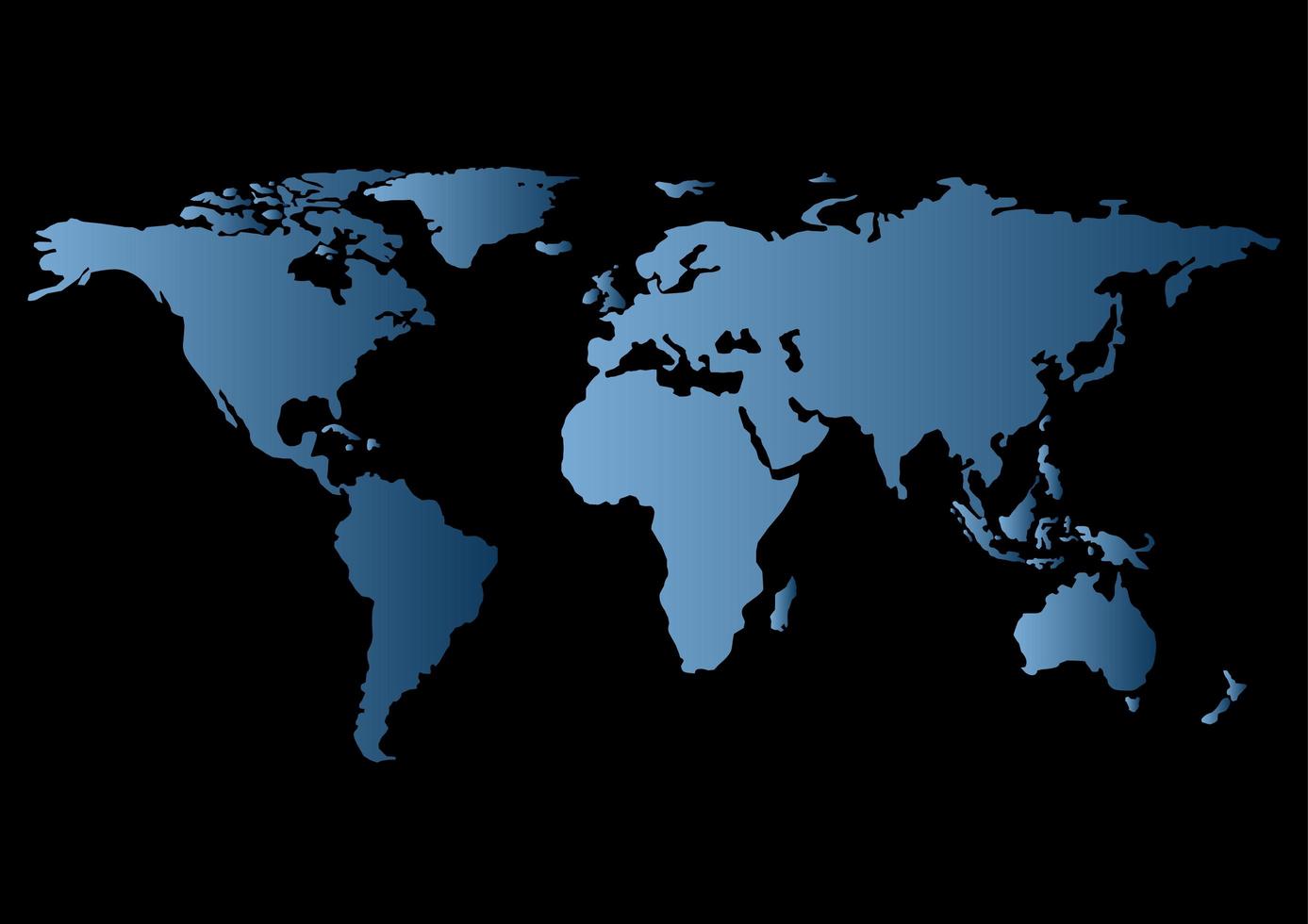 mappa dei paesi separati del mondo foto