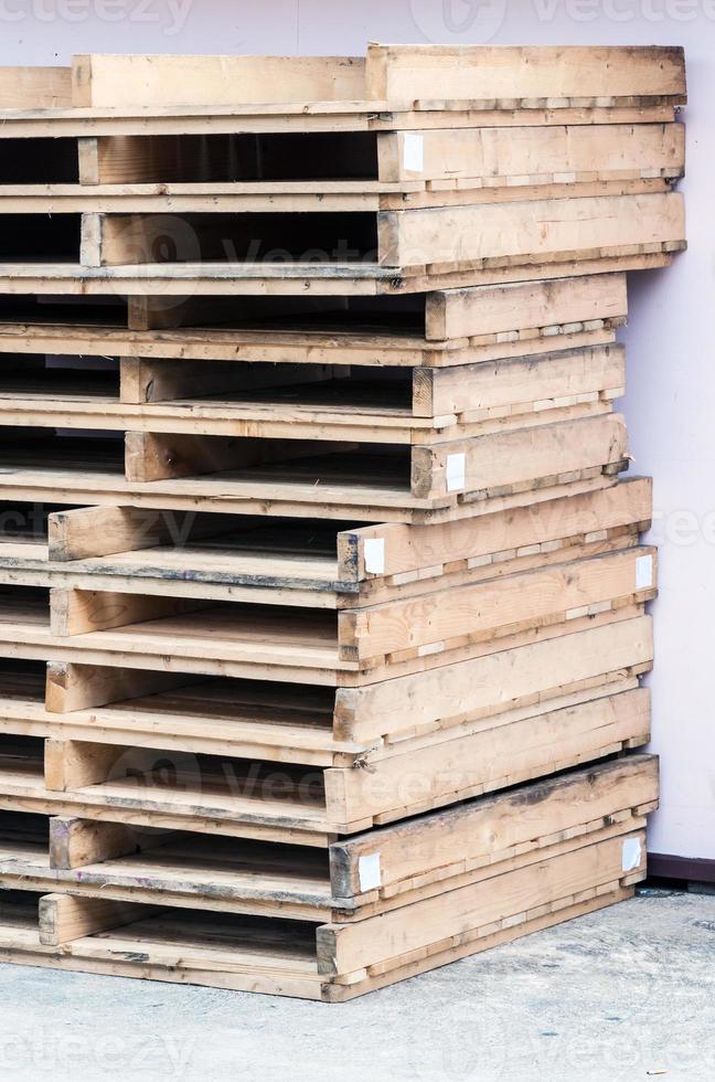 il pallet di legno foto