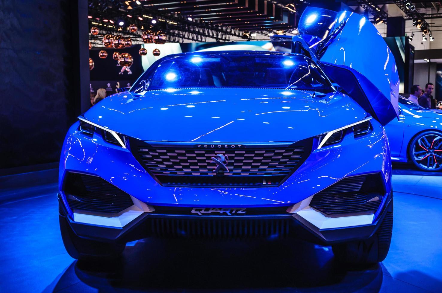 francoforte - settembre 2015 concept peugeot Quartz presentato a iaa i foto