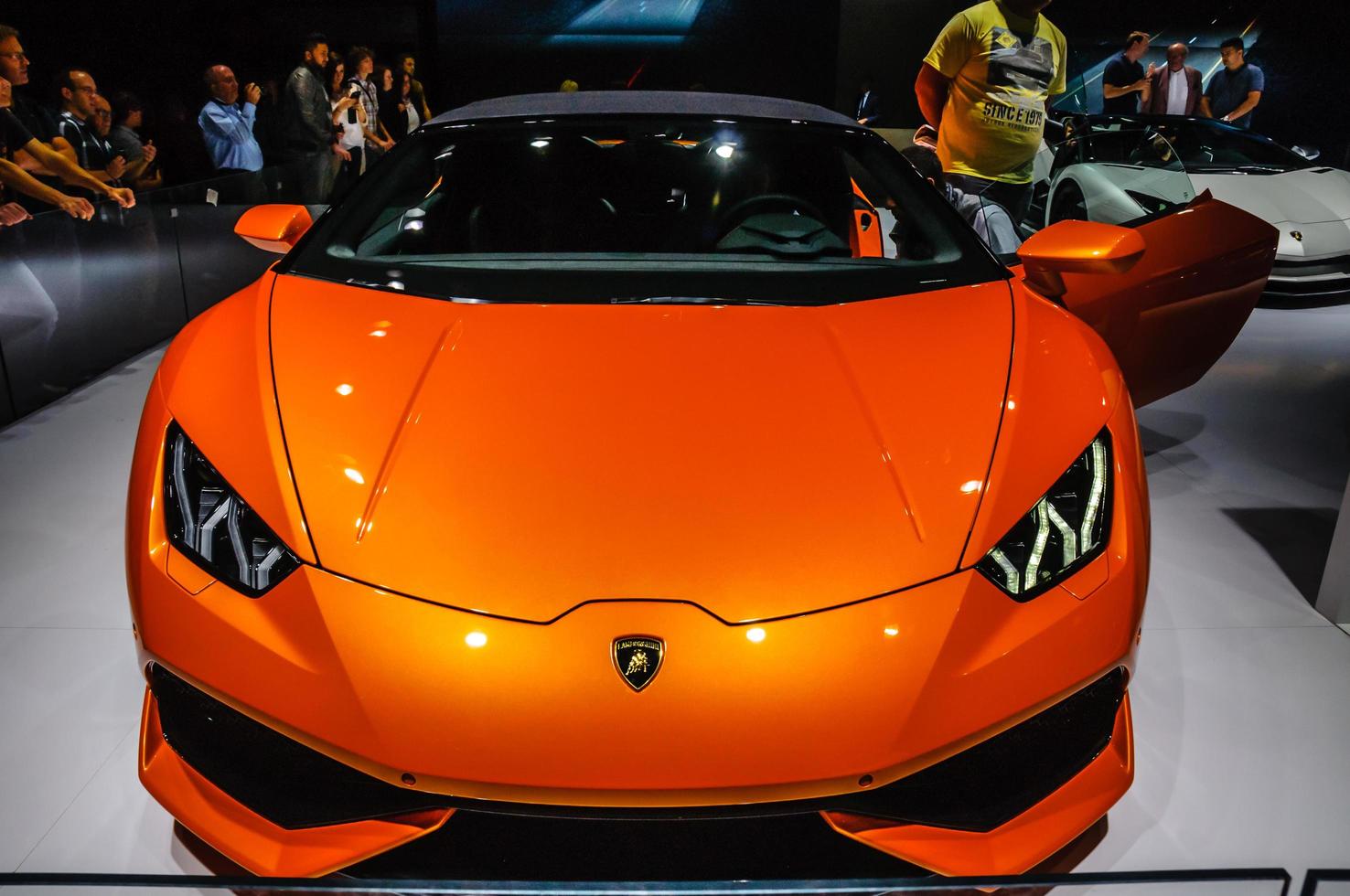 francoforte - settembre 2015 lamborghini huracan lp 610-4 ragno presente foto