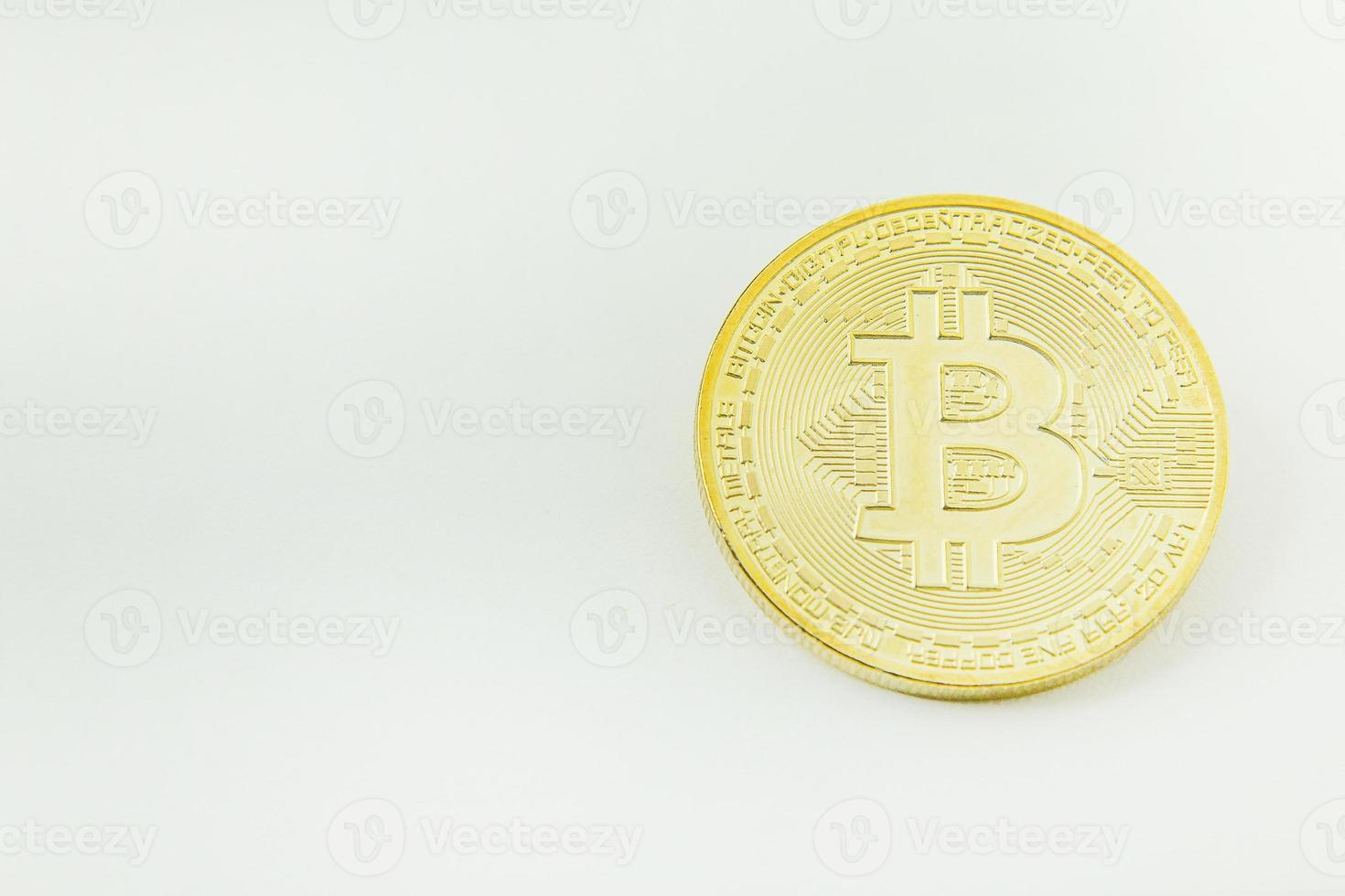 bitcoin crypto valuta moneta elettronica immagine primo piano. foto