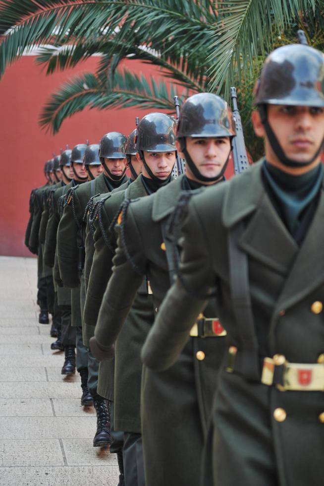 Istanbul, tacchino, 2022 - militare nel formazione foto