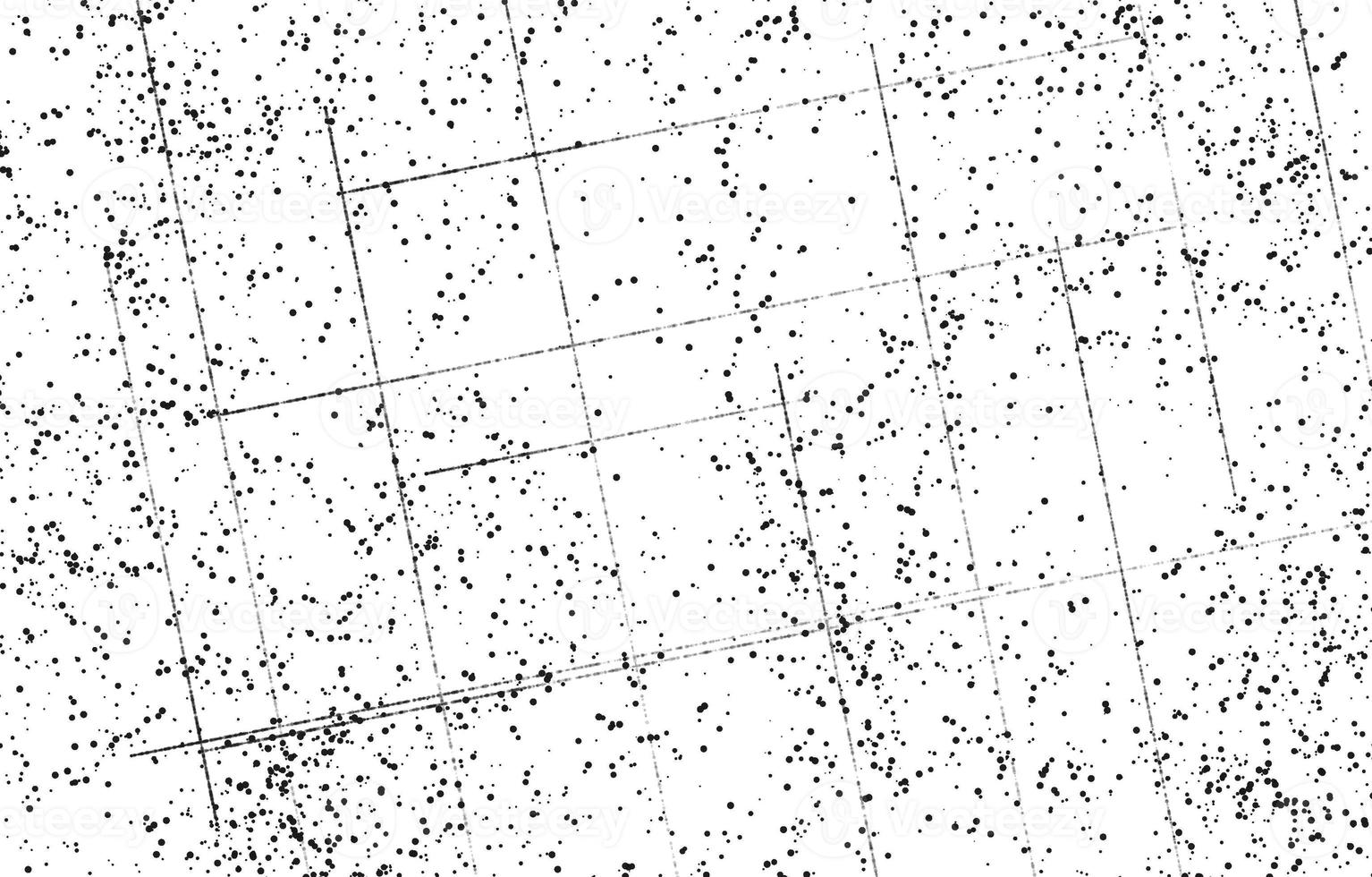 modello in bianco e nero di lerciume. struttura astratta delle particelle monocromatiche. sfondo di crepe, graffi, scheggiature, macchie, macchie di inchiostro, linee. superficie di sfondo dal design scuro. foto