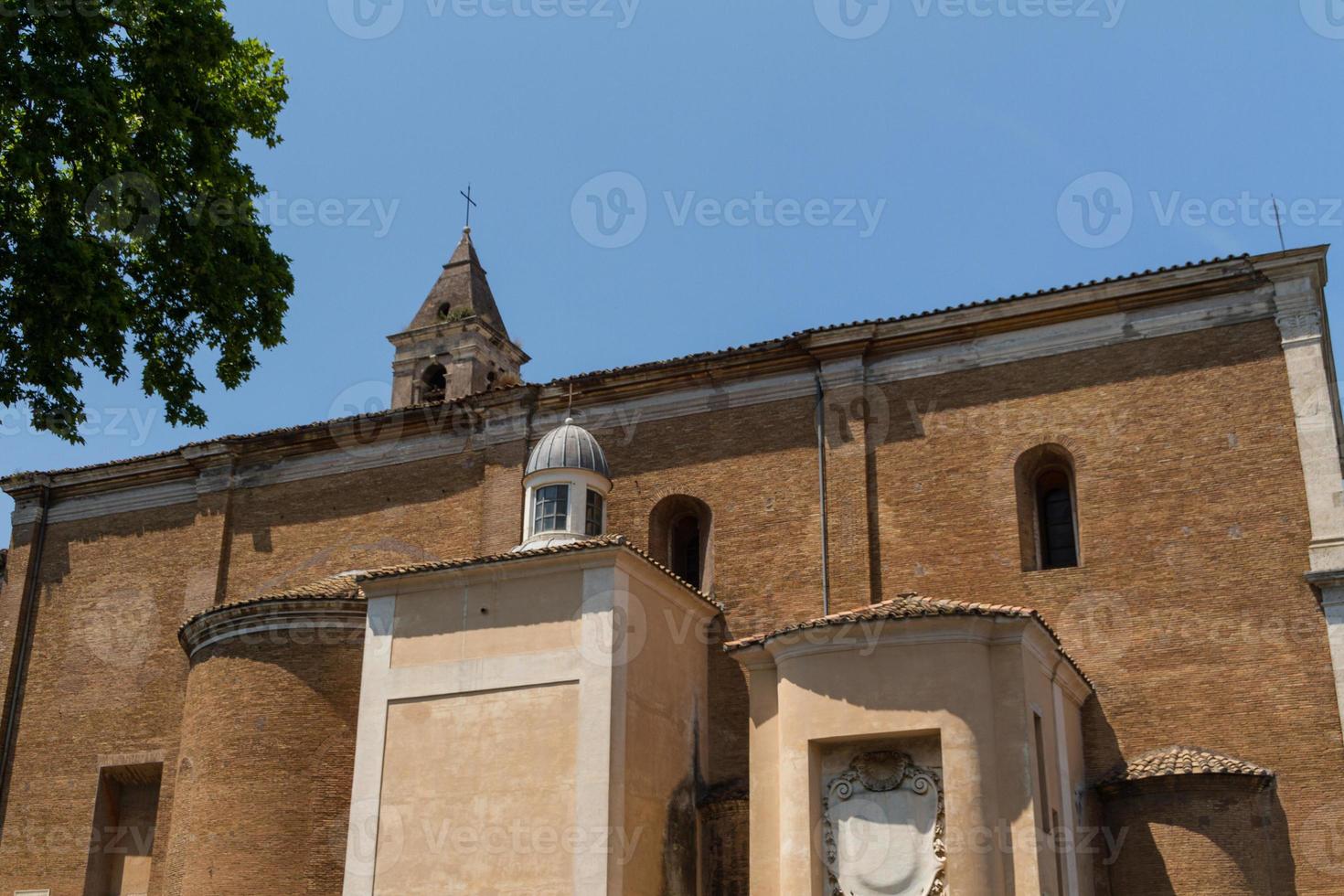 Roma, Italia. particolari architettonici tipici della città vecchia foto