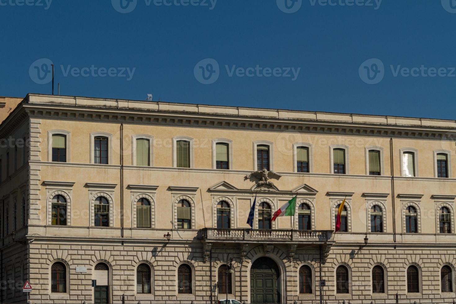 Roma, Italia. particolari architettonici tipici della città vecchia foto