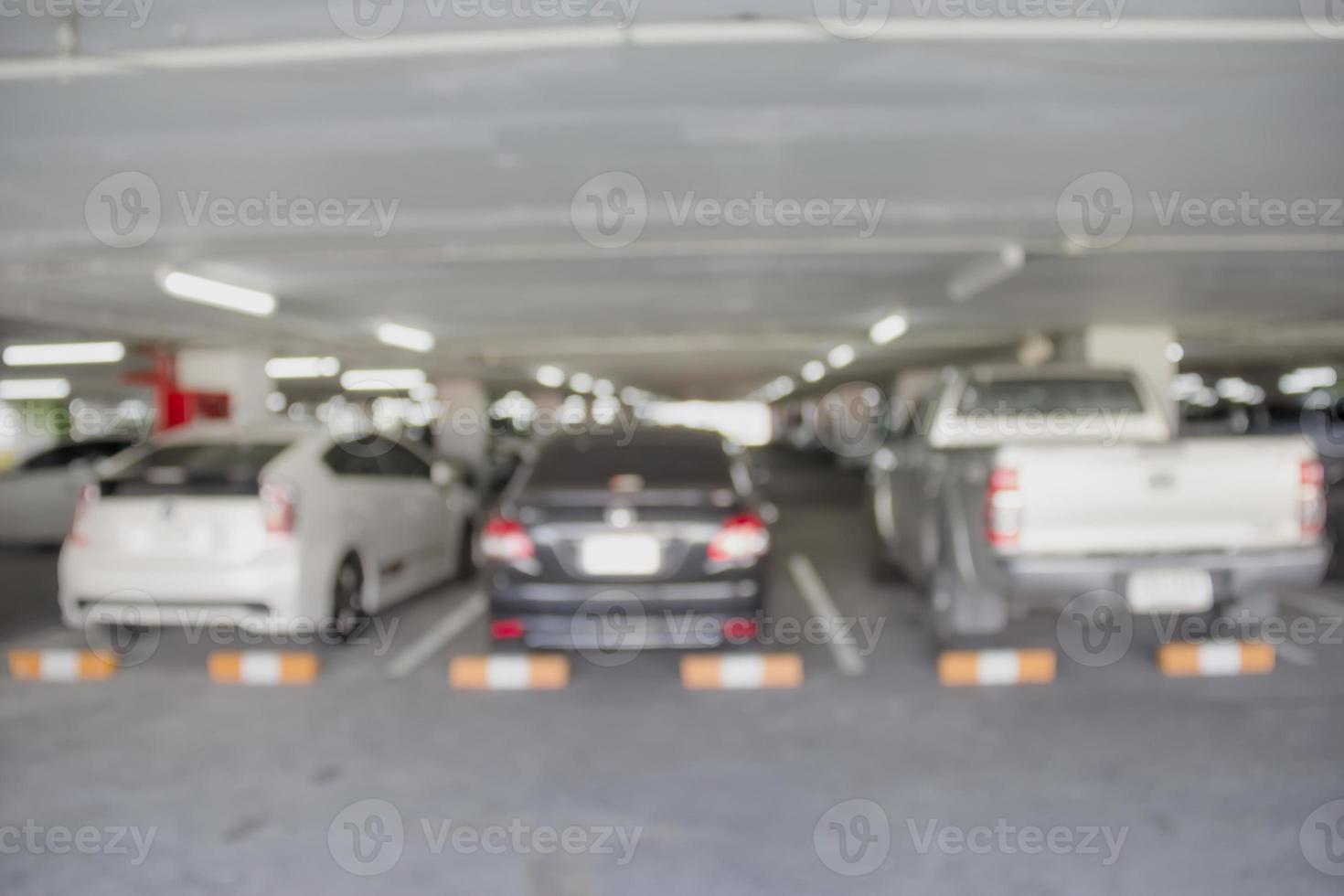 auto parcheggio lotto interno sfocatura sfondo di illustrazione, astratto sfocato foto