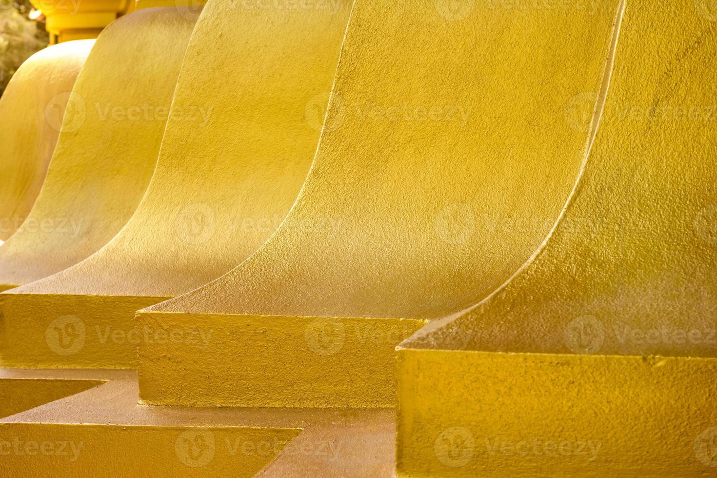 base d'oro pagoda, astratto sfondo foto